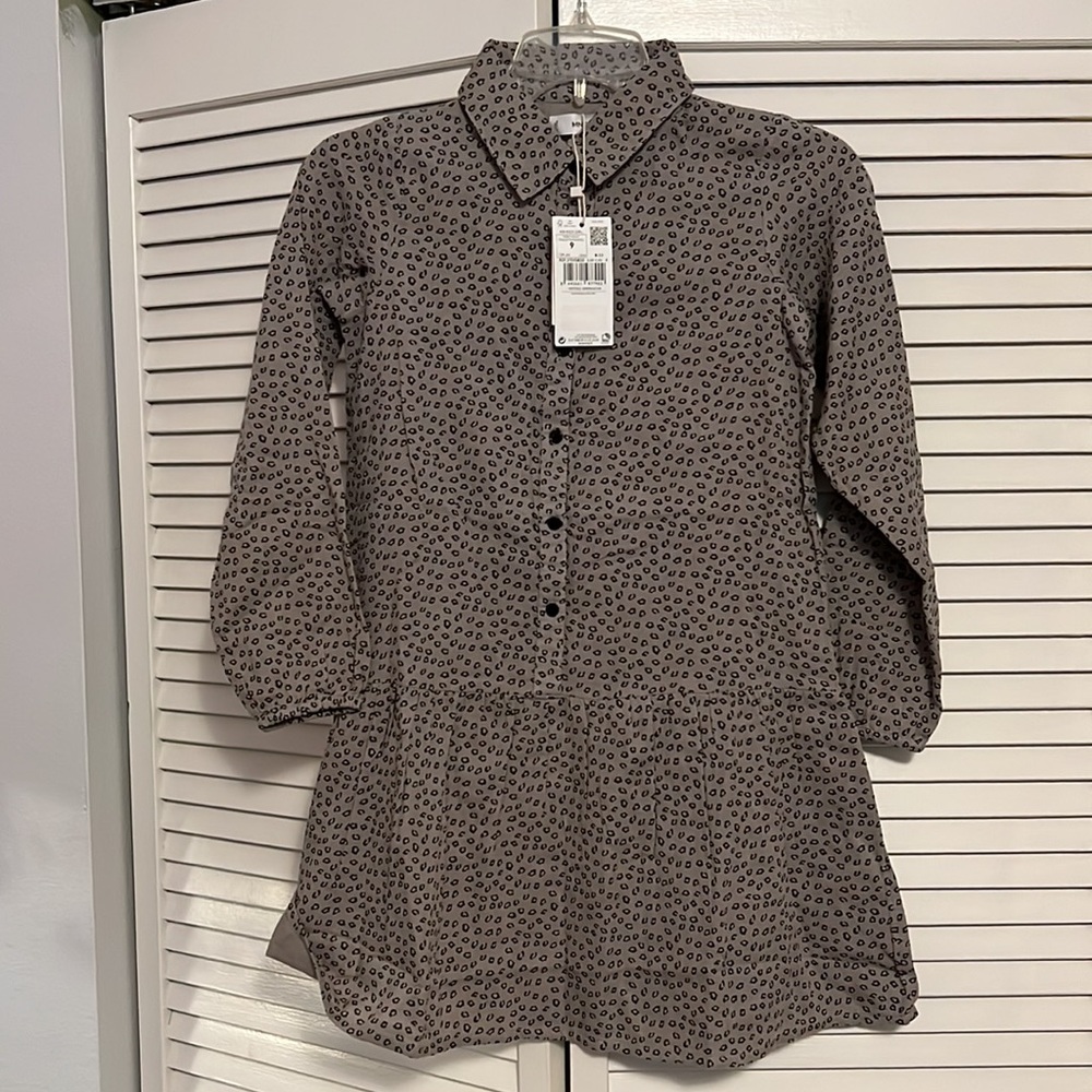 Mango, MNG, Girl's Ruffle printed dress, Size 9, New with Tags